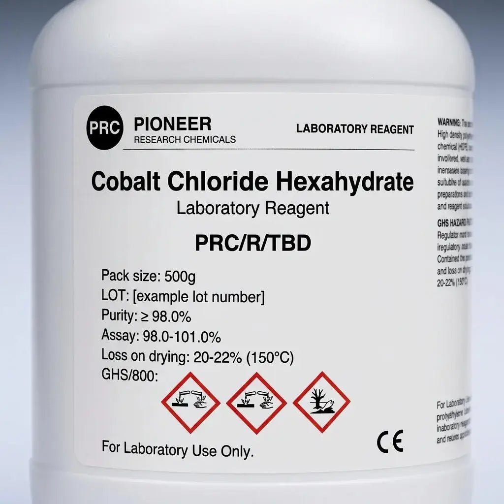Pioneer Cobalt II Chloride Hexahydrate for Reagent & Buffer Preparation | Laboratory Salts & Buffer Salts | Bench&Flask