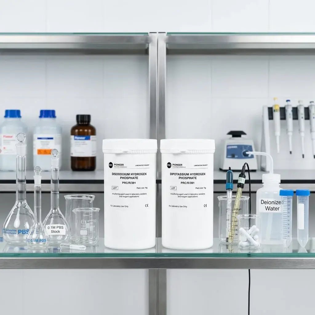 Pioneer Disodium Hydrogen Phosphate for Lab Buffer Prep & Reagents | Laboratory Salts & Buffer Salts | Bench&Flask