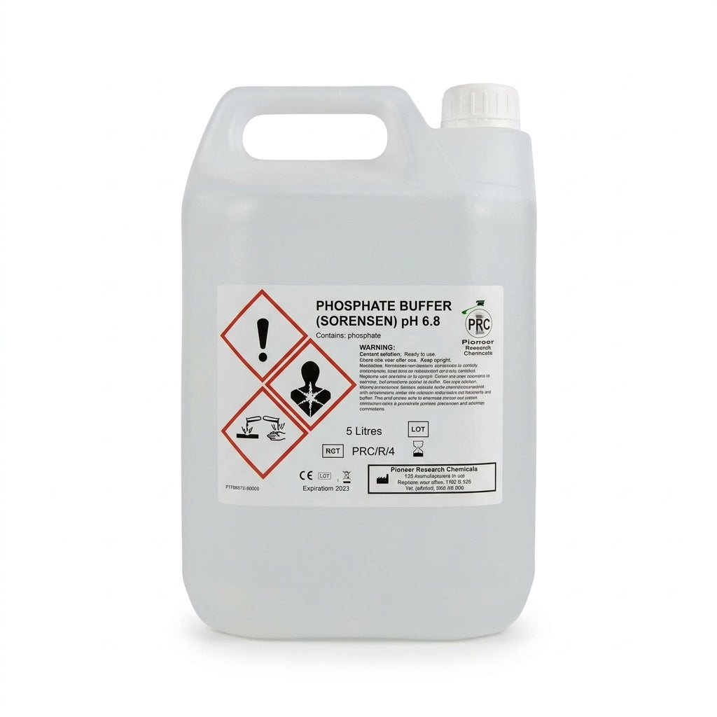 Pioneer Phosphate Buffer (Sorensen) pH 6.8 Solution - Ready-to-Use Laboratory Reagent | Ready-to-Use Buffers | Bench&Flask