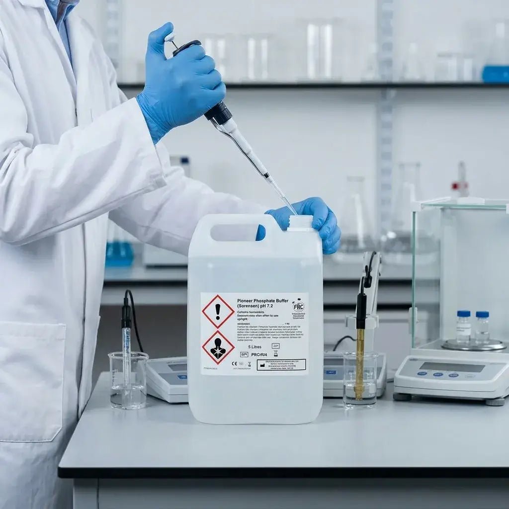 Pioneer Phosphate Buffer (Sorensen) pH 7.2 Ready-to-Use Lab Reagent | Ready-to-Use Buffers | Bench&Flask