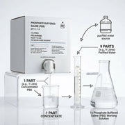 Pioneer Phosphate Buffered Saline (PBS) 10x Concentrate pH 7.2 - 7.4 (10L Bag-in-a-Box, PRC/R/89/BB) | Buffer Concentrates | Bench&Flask