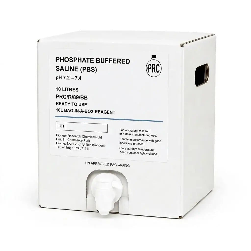 Pioneer Phosphate Buffered Saline (PBS) pH 7.0 (Isotonic) 5x Concentrate Solution | Buffer Concentrates | Bench&Flask