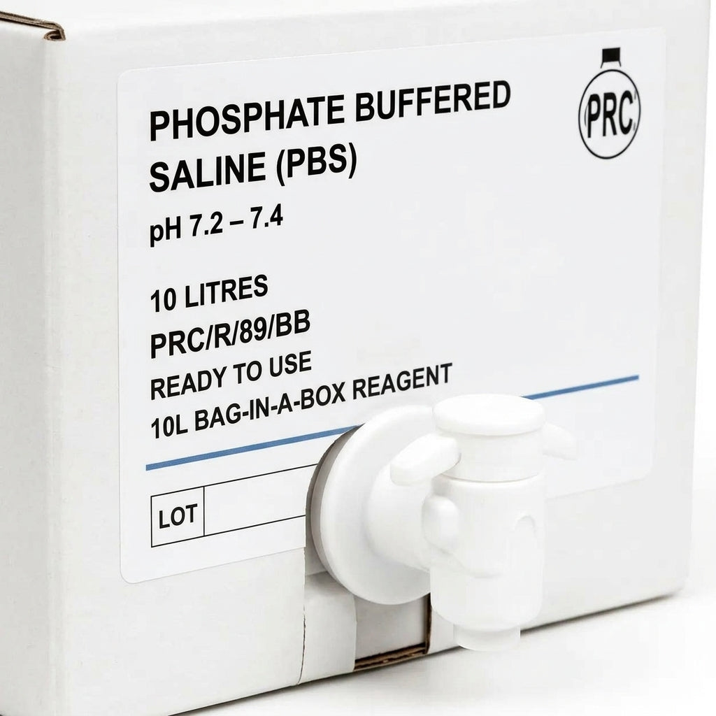 Pioneer Phosphate Buffered Saline (PBS) pH 7.2 - 7.4 Buffer Solution (PRC/R/89) | Ready-to-Use Buffers | Bench&Flask