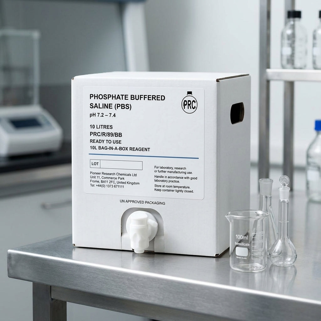 Pioneer Phosphate Buffered Saline (PBS) pH 7.2 Isotonic Buffer Solution | Ready-to-Use Buffers | Bench&Flask