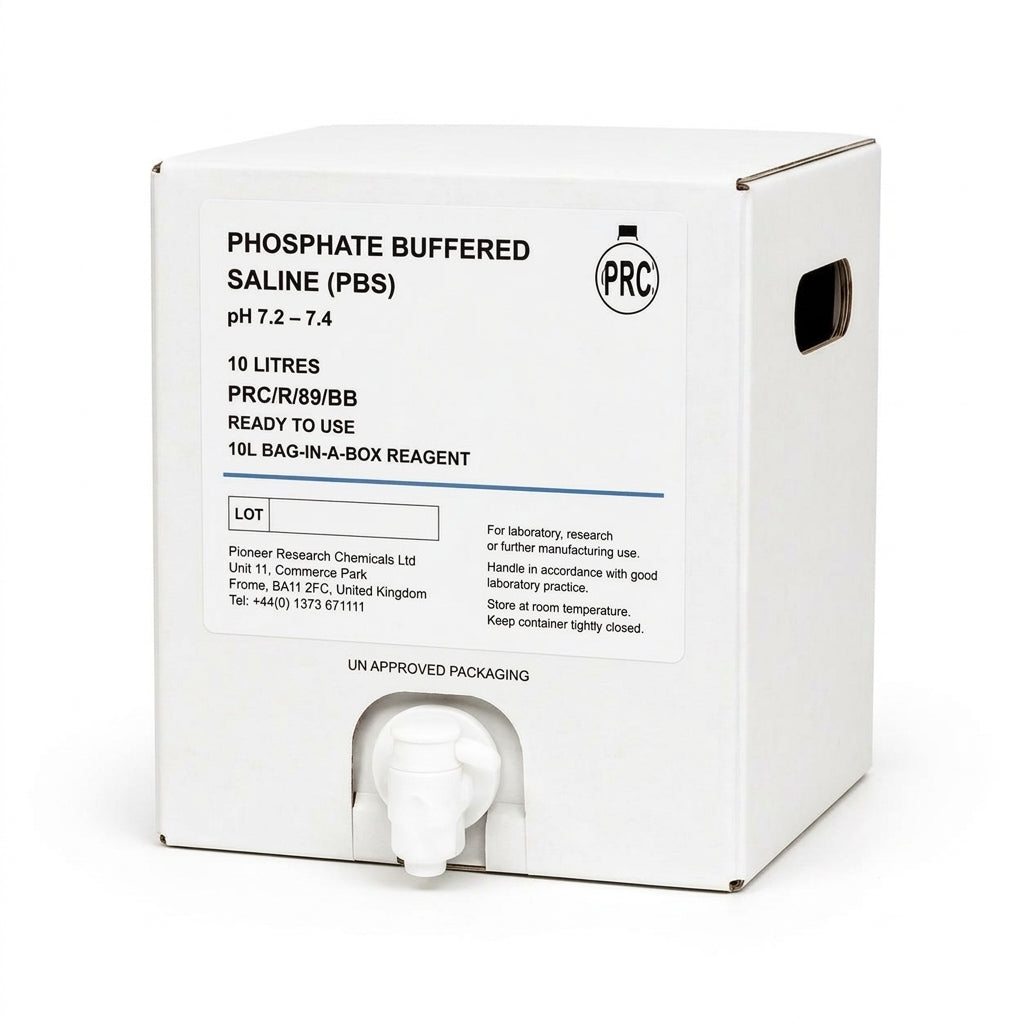 Pioneer Phosphate Buffered Saline (PBS) pH 7.2 Isotonic Buffer Solution | Ready-to-Use Buffers | Bench&Flask