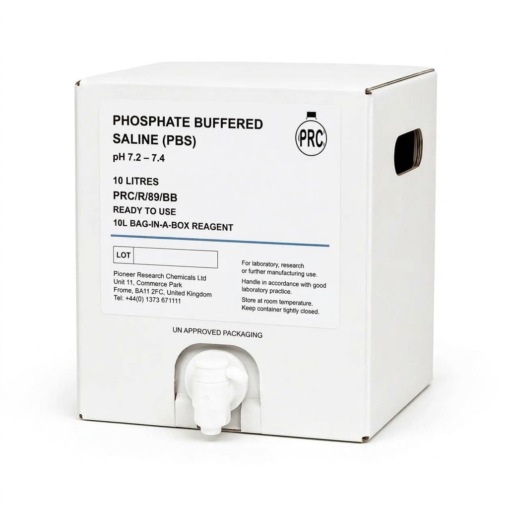 Pioneer Phosphate Buffered Saline (PBS) pH 7.2 Isotonic Buffer Solution | Ready-to-Use Buffers | Bench&Flask