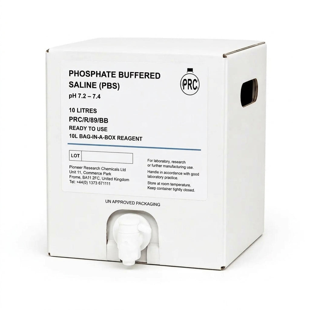 Pioneer Phosphate Buffered Saline (PBS) pH 7.2 Isotonic Buffer Solution | Ready-to-Use Buffers | Bench&Flask