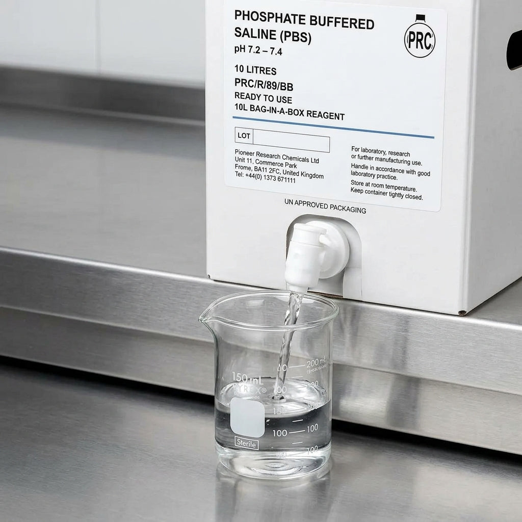 Pioneer Phosphate Buffered Saline (PBS) Solution pH 6.8 (High Buffer Capacity) | Ready-to-Use Buffers | Bench&Flask