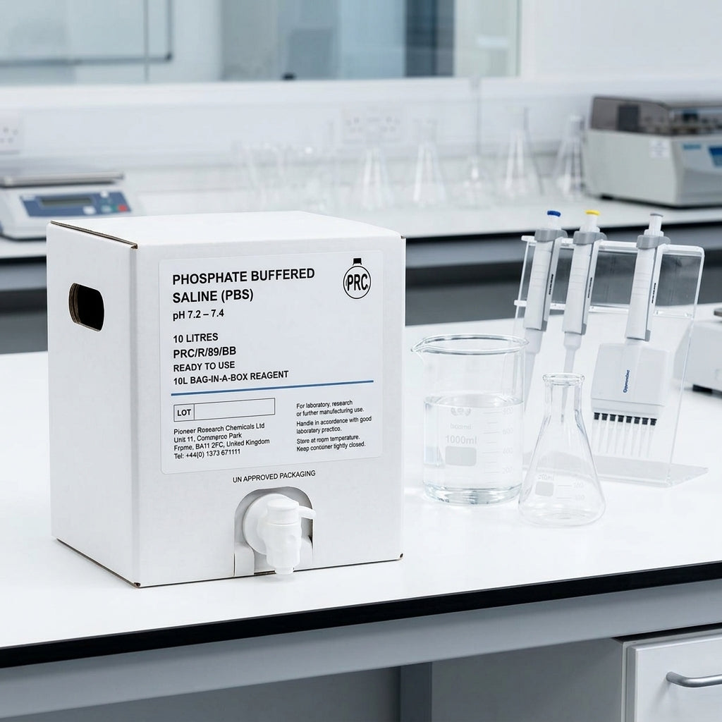 Pioneer Phosphate Buffered Saline (PBS) Solution pH 6.8 (High Buffer Capacity) | Ready-to-Use Buffers | Bench&Flask