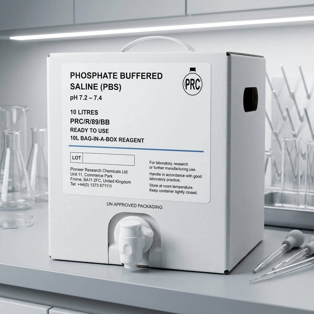 Pioneer Phosphate Buffered Saline (PBS) Solution pH 7.0 (High Buffer Capacity) | Ready-to-Use Buffers | Bench&Flask