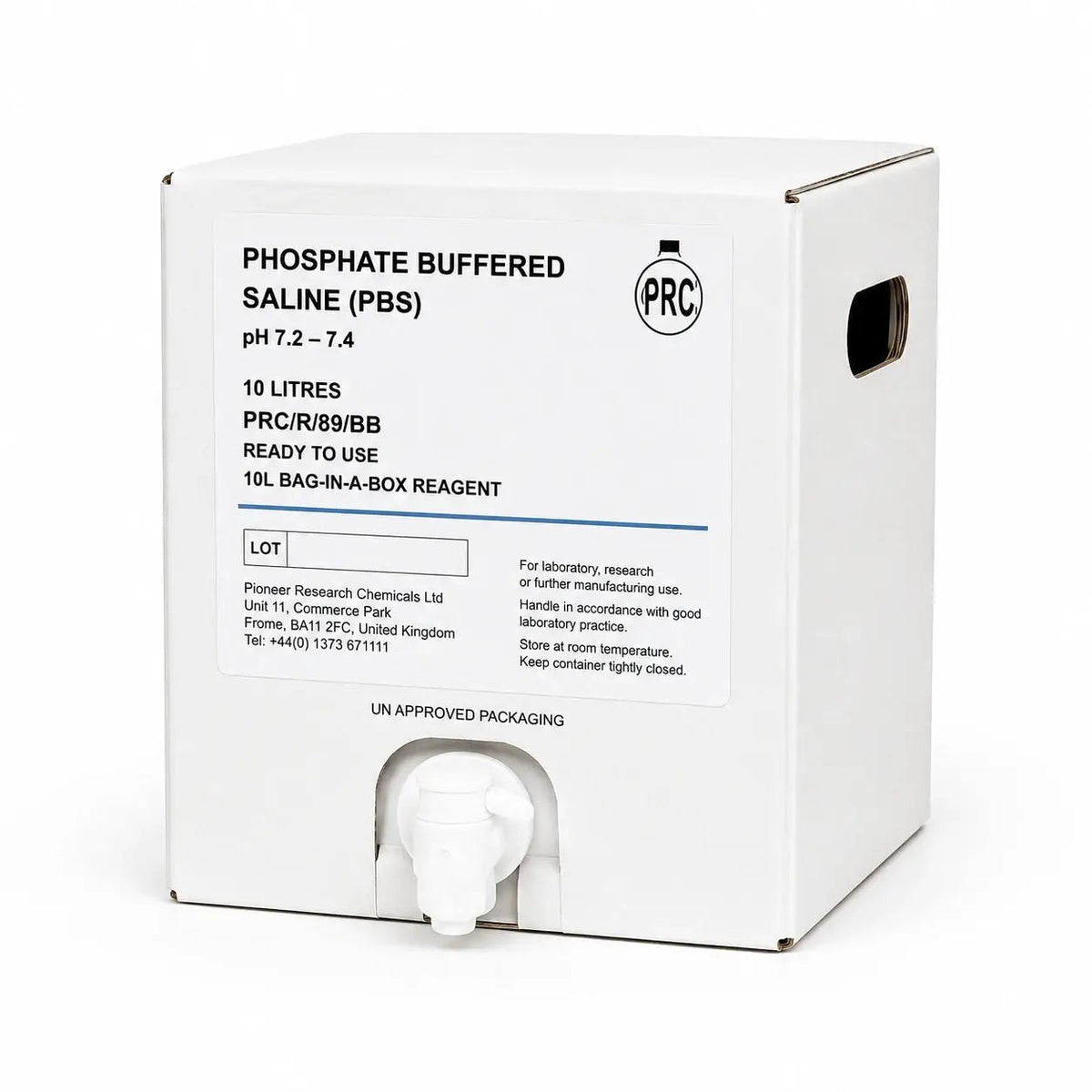 Pioneer Phosphate Buffered Saline (PBS) Solution pH 7.0 (High Buffer Capacity) | Ready-to-Use Buffers | Bench&Flask