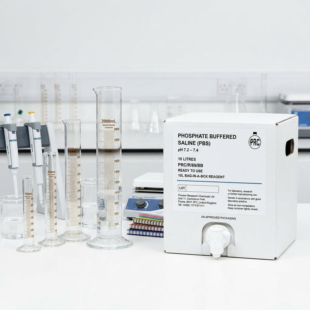 Pioneer Phosphate Buffered Saline (PBS) Solution pH 7.0 (High Buffer Capacity) | Ready-to-Use Buffers | Bench&Flask