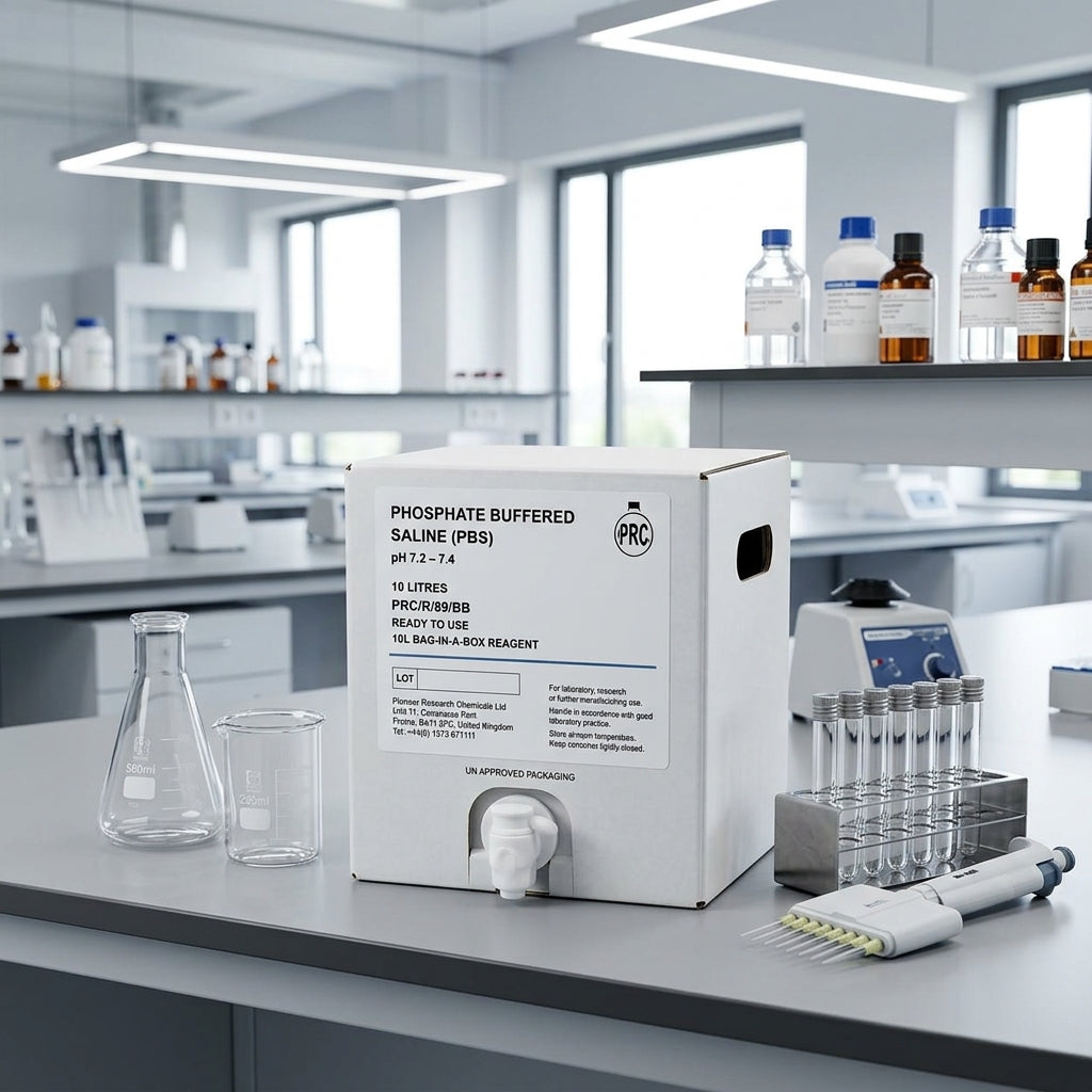 Pioneer Phosphate Buffered Saline (PBS) Solution pH 7.0 (Isotonic) - Ready to Use | Ready-to-Use Buffers | Bench&Flask