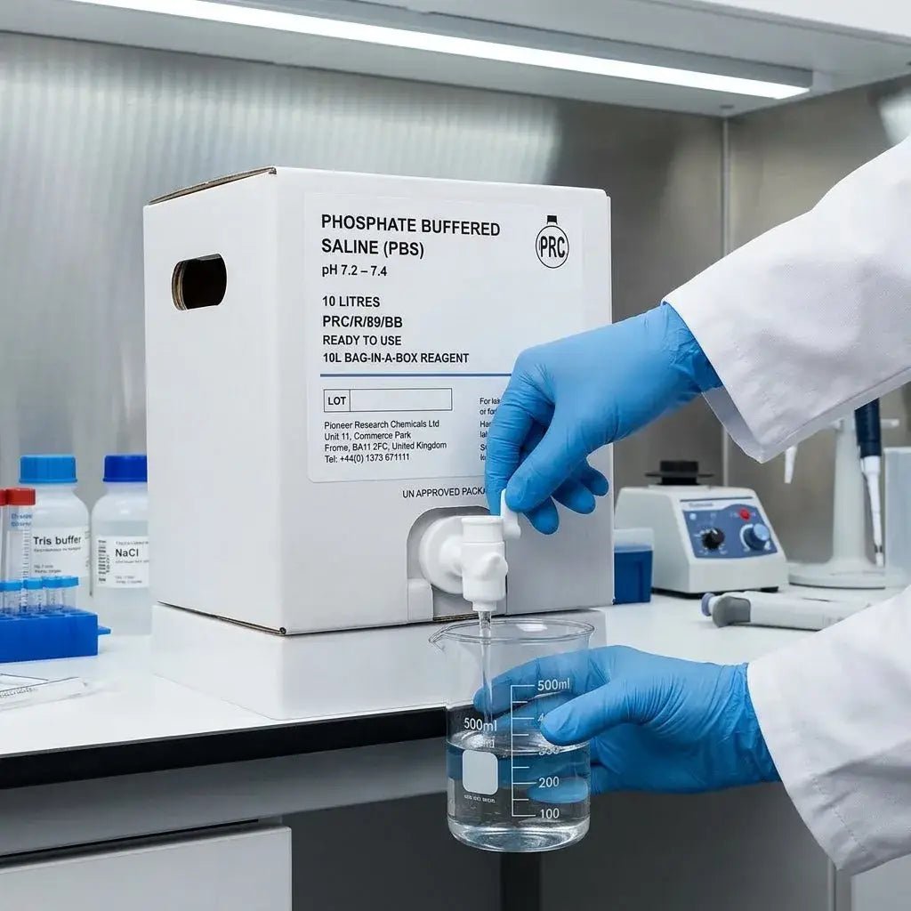 Pioneer Phosphate Buffered Saline (PBS) Solution pH 7.4 (High Buffer Capacity) | Ready-to-Use Buffers | Bench&Flask