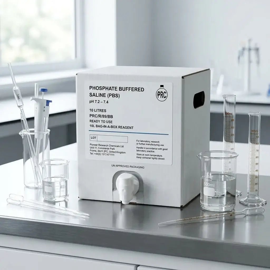 Pioneer Phosphate Buffered Saline (PBS) Solution pH 7.4 (High Buffer Capacity) | Ready-to-Use Buffers | Bench&Flask