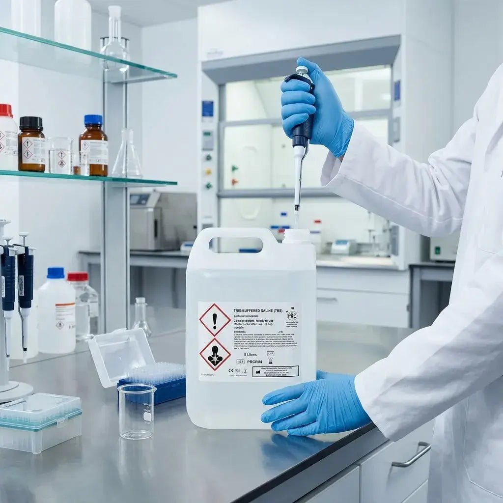 Pioneer Tris-Buffered Saline (TBS) pH 7.6 Laboratory Buffer Solution | Ready-to-Use Buffers | Bench&Flask