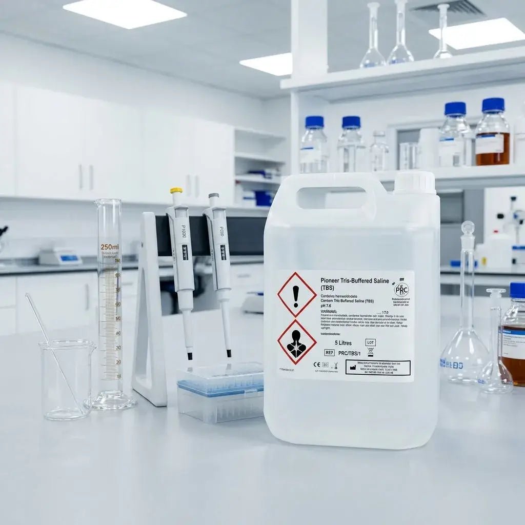 Pioneer Tris-Buffered Saline (TBS) pH 7.6 Laboratory Buffer Solution | Ready-to-Use Buffers | Bench&Flask
