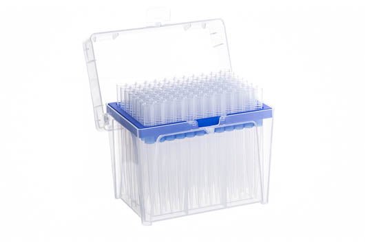 Sapphire Pipette Tip, 1250 µl, low retention, natural, sterile, 96 pcs./rack (778362) | Liquid Handling | Bench&Flask