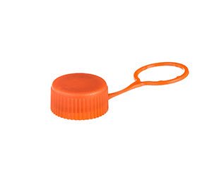 Screw cap for Biotubes, orange, tethered (366352) | Laboratory Tube or Container | Bench&Flask